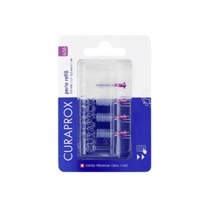Curaprox CPS 406 perio refill mezizubní kartáčky, tmavě červené, 4 ks obraz