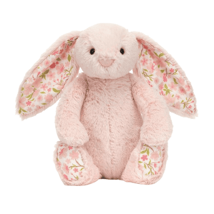 Jellycat růžový květinový králíček, malý obraz