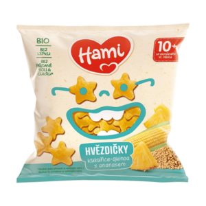 HAMI BIO Kukuřičné-quinoa křupky ananas 20g 12m+ obraz