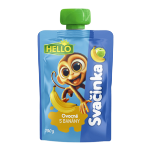 HELLO OP Kapsička s banánem 100 g x 12 kusů obraz