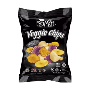 SAMAI Tropické zeleninové chipsy mix s mořskou solí 57 g obraz
