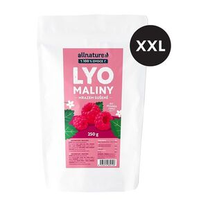 ALLNATURE Maliny sušené mrazem XXL 250 g obraz