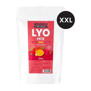 ALLNATURE LYO MIX - jahoda, malina, mango XXL 250 g obraz