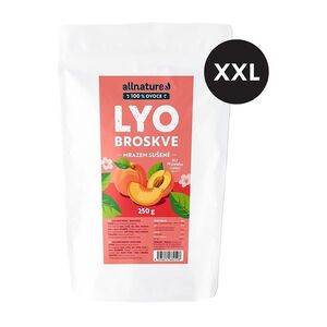 ALLNATURE Broskev sušené mrazem XXL 250 g obraz