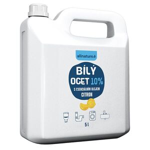ALLNATURE Bílý ocet 10 % s vůní citrónu 5 l obraz