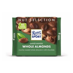RITTER SPORT Mléčná čokoláda celé mandle 100 g obraz
