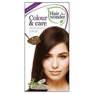 HAIRWONDER Dlouhotrvající barva na vlasy 4.03 Mocca hnědá BIO 100 ml obraz
