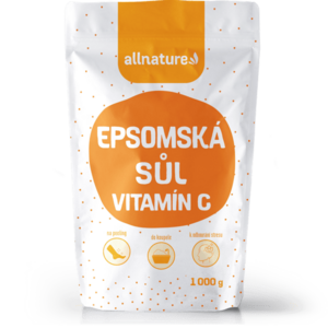 ALLNATURE Epsomská sůl s vitamínem C 1000 g obraz