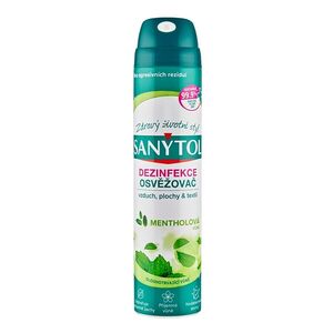 SANYTOL Dezinfekční osvěžovač vzduchu, ploch a textilií s vůní mentholu 300 ml obraz