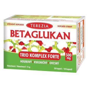 TEREZIA BETAGLUKAN Trio komplex forte 500 mg 30 kapslí obraz
