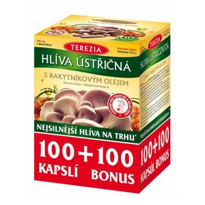 TEREZIA Hlíva ústřičná s rakytníkovým olejem 100 + 100 kapslí ZDARMA obraz