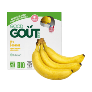 GOOD GOUT BIO Banán 4x85 g obraz