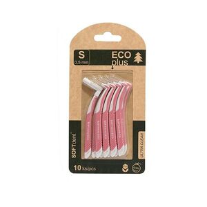 SOFTDENT ECO Mezizubní kartáček zahnutý 0, 5 mm 10 ks obraz