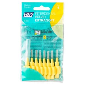TEPE Mezizubní kartáčky Extra Soft žluté 0, 7 mm v sáčku 8 ks obraz