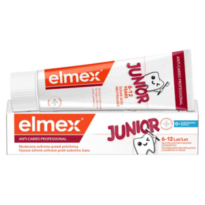 ELMEX Junior Professional Dětská Zubní pasta pro děti ve věku 6-12 let 75 ml obraz