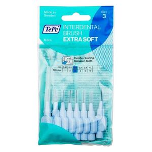 TEPE Mezizubní kartáčky Extra Soft modré 0, 6 mm v sáčku 8 ks obraz