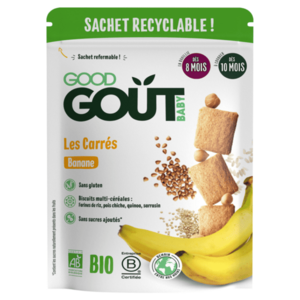 GOOD GOUT Banánové polštářky BIO 50 g obraz