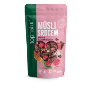 TOPNATUR Müsli srdcem malina & belgická čokoláda 250 g obraz