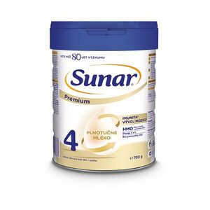 SUNAR Premium 4 batolecí mléko od ukončeného 24. měsíce 700 g obraz