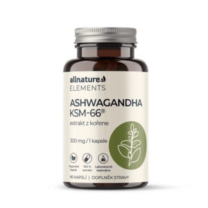 ALLNATURE Elements Ashwagandha KSM-66 90 kapslí obraz
