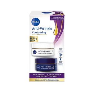 NIVEA Denní a noční krém pro zlepšení kontur (65+) 2 x 50 ml obraz
