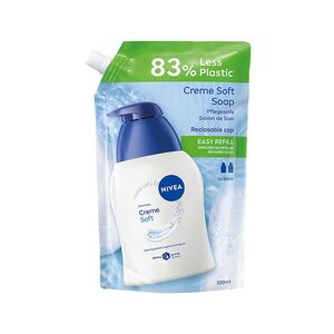 NIVEA Creme Soft Krémové tekuté mýdlo náplň 500 ml obraz