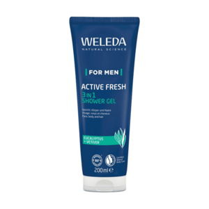 WELEDA For men active fresh 3v1 sprchový gel 200 ml obraz