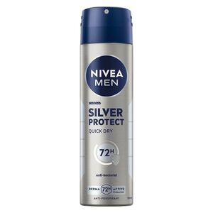 NIVEA Silver Protect Quick Dry Antiperspirant ve spreji pro muže 150 ml obraz