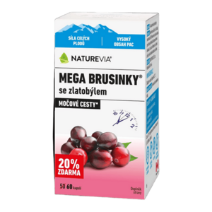 NATUREVIA Mega brusinky 60 kapslí obraz