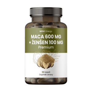 MOVIT ENERGY Maca 600 mg + ženšen 100 mg 90 kapslí obraz