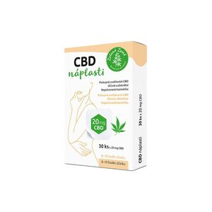 ZELENÁ ZEMĚ CBD náplasti 30 kusů obraz