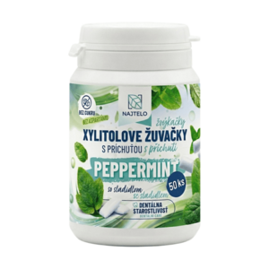 NAJTELO Žvýkačky s xylitolem bez aspartamu peppermint 75 g obraz