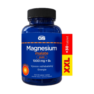 GS Magnesium malate pure 1000 mg + B6 XXL100 + 30 tablet obraz