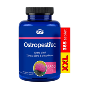 GS Ostropestřec XXL 6500 mg 365 tablet obraz