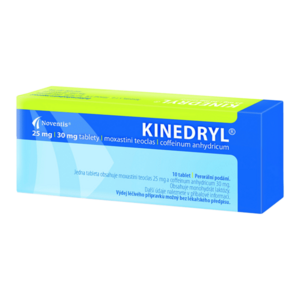 KINEDRYL 25mg/30mg 10 tablet obraz