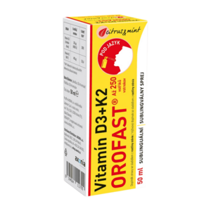 OROFAST Vitamín D3+K2 sublinguální sprej 50 ml obraz
