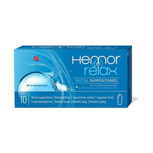 HEMORRELAX Rektální čípky 10 kusů obraz