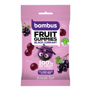 BOMBUS Fruit gummies black currant 35 g obraz