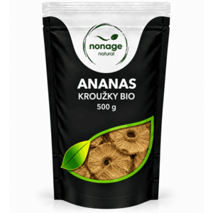 NONAGE Ananas kroužky sušené natural 500 g obraz