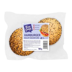 FREE DAYS Bezlepková hamburger bulka sezam 2 kusy obraz