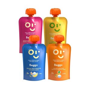 BEGGS Mix ovocných příkrmů BIO 4 kusy obraz