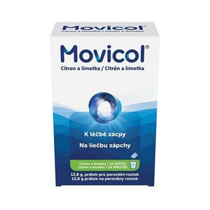 MOVICOL k léčbě zácpy citrón + limetka 13, 8 g 10 kusů obraz