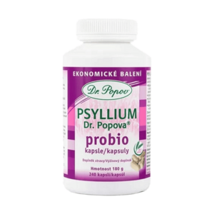 DR. POPOV Psyllium probio 120 kapslí obraz