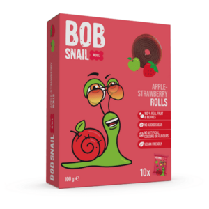 ŠNEK BOB jablečno-jahodové rolky 100 g obraz