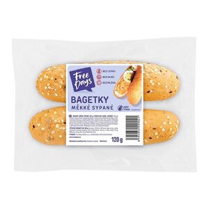 FREE DAYS Bezlepkové bagetky sypané 2 kusy obraz