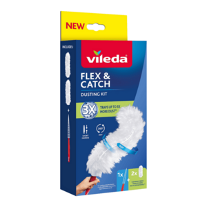 VILEDA Flex&Catch prachovka s krátkou rukojetí obraz