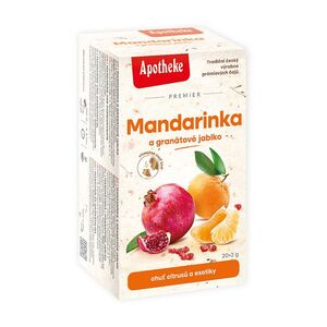 APOTHEKE Mandarinka + granátové jablko čaj 20x2 g obraz
