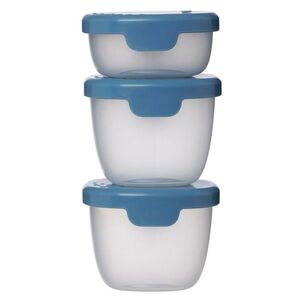 B.BOX Sada modrých krabiček Snack tubs 3 kusy obraz