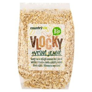 COUNTRY LIFE Vločky ovesné jemné 500 g BIO obraz