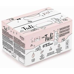 LUBA Tuli Big Pack dětské vlhčené ubrousky s 97 % vody a panthenolem 8 x 60 ks obraz